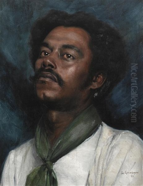 Portrait Of A Man With A Green Cravat - view 1