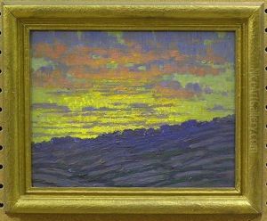 Landscape At Sunset by Joseph Greenbaum