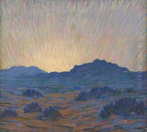 Desert At Sunset by Joseph Greenbaum