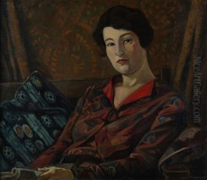 Portrait Of A Woman by Thomas Garland Greene