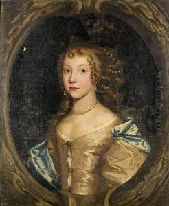 Portrait Of A Lady, In A Silk Gown