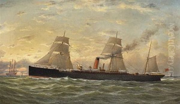 The Cunard Liner "pavonia" - view 1