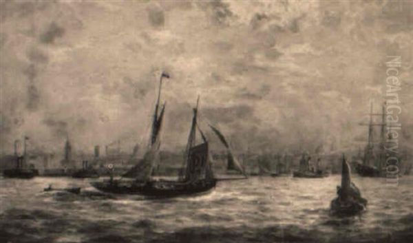View Of Liverpool From The Mersey - view 1