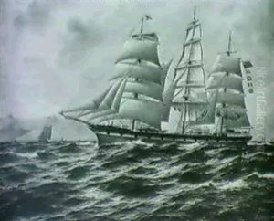 Crown Of Italy - Liverpool, Taking On Board A Pilot Off Point Lynas For Liverpool by Parker (George Parker) Greenwood