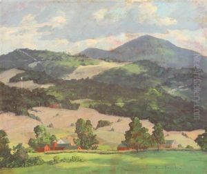 Landscape With Farm And Foothills by James Emery Greer