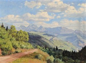 View Of The Mountains by James Emery Greer