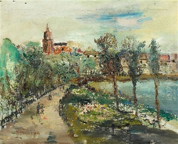 Am Donaukanal In Wien - view 1