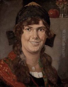Frau In Karntner Tracht