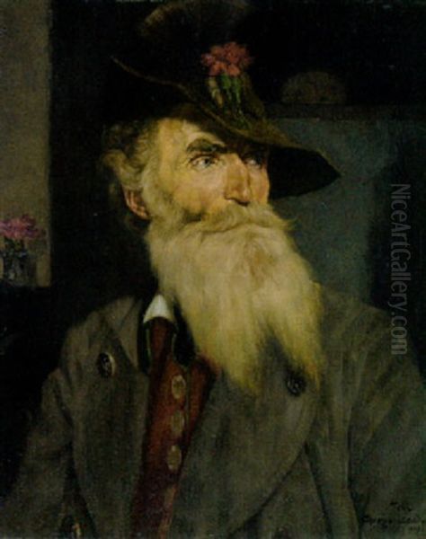 Bildnis Eines Bartigen Mannes In Tracht - view 1