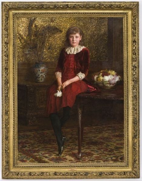 Portrait Of Mabel Galloway, Daughter Of Charles Galloway - view 1