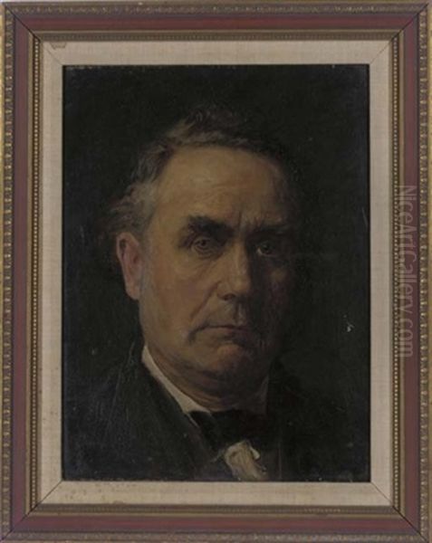 Portrait Of A Gentleman In Black Coat And Bow-tie - view 1