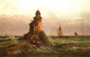 Stormy Seas Near The Shore