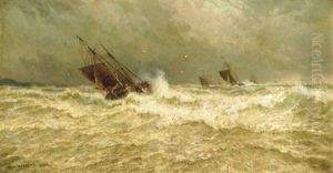 Stormy Seas At Dusk (+ Sailing At Dawn; Pair)