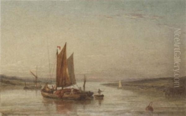 A Barge Setting Sail In The Medina River - view 1