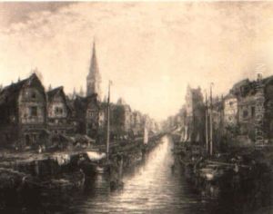 Hollandische Hafenstadt by George Gregory
