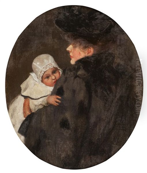 Portrait Of A Mother And Child - view 1