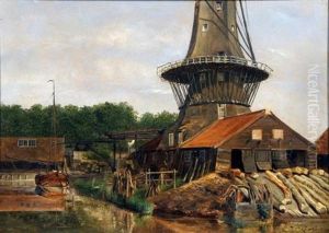 Landscape With Mill