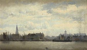 A View Of Amsterdam With The River Ij Seen From The Tolhuis