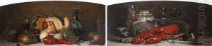Stilleven Met Pompoen En Kreeft (2 Works)