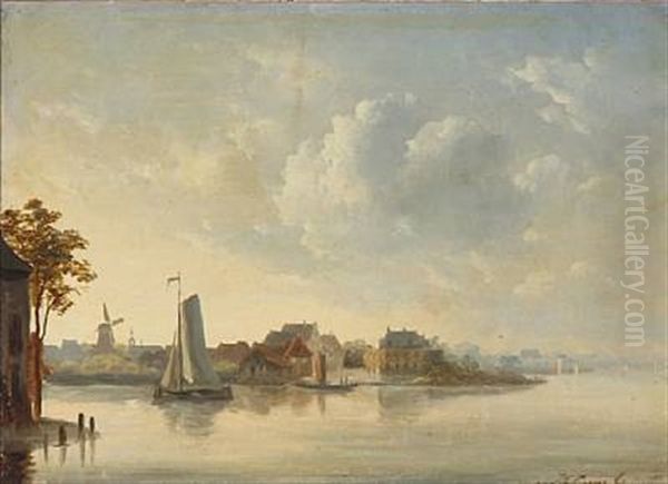 View Of A Dutch Canal - view 1