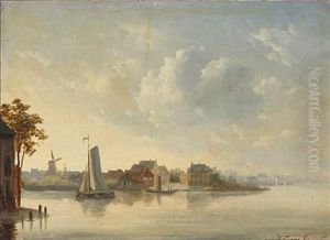 View Of A Dutch Canal