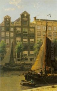 A View Of The Oudezijds Voorburgwal, Amsterdam
