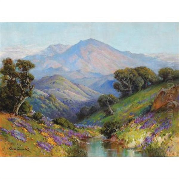 Wildflowers Beneath Mt. Tamalpais - view 1