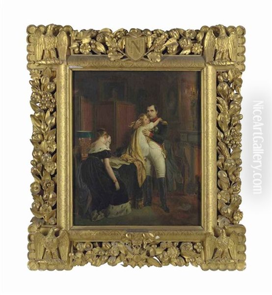 Napoleon's Farewell To The Empress Maria-louisa And The King Of Rome - view 1