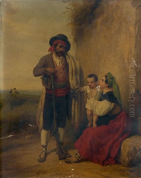 Bandit Italien Et Sa Famille - view 1