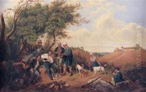 La Halte Des Chasseurs by Francois Grenier de Saint Martin