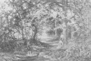 A Woodland Glade (a Genre Scene)