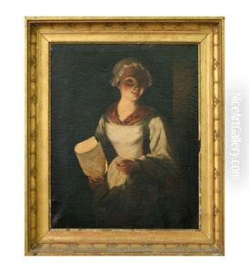 Jeune Servante A La Lumiere D'une Bougie Jeune Servante A La Lumiere D'une Bougie