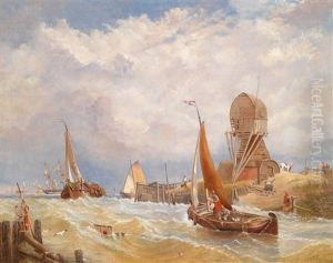 Segelboote An Der Kuste by Carlos Grethe