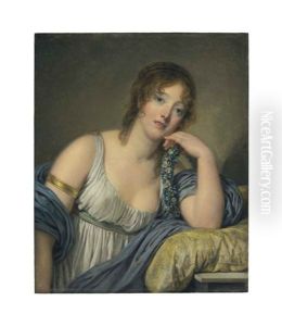 Portrait Of Jeanne Philiberte Ledoux (1767-1840), Half-length