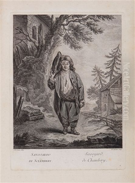 Divers Habillements Suivant Le Costume D'italie Dessines - view 1