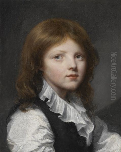 Portrait Of A Boy In A Black Waistcoat, Turned To The Right - view 1