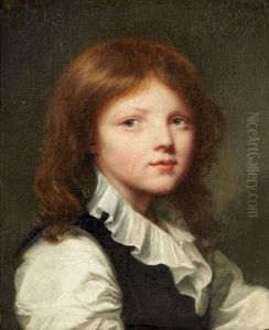 Portrait De Jeune Garcon A La Collerette Blanche