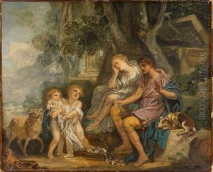 Un Premier Chagrin by Jean Baptiste Greuze