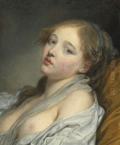 La Reveuse (bust Of Young Woman) by Jean Baptiste Greuze