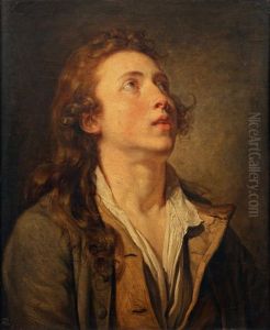 Figure De Jeune Homme by Jean Baptiste Greuze