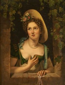La Couturiere A Sa Fenetre
