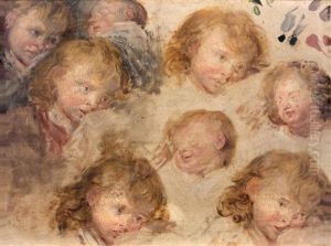 Etude De Tetes D'enfant