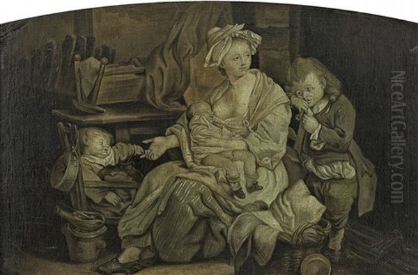 Mutter Mit Ihren Kindern (+ Alter Mann Und Junges Paar; 2 Works) - view 1