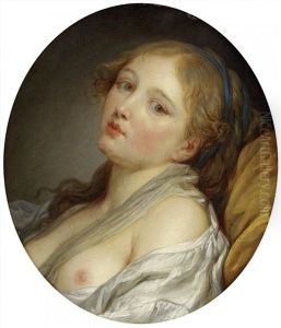 Die Traumende by Jean Baptiste Greuze