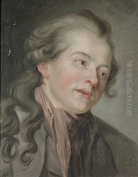Head Of A Man In A Brown Coat - view 1