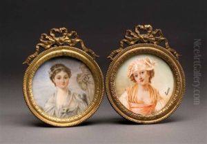 Der Zerbrochene Krug (+ Bildnis Einer Jungen Dame; 2 Works) by Jean Baptiste Greuze