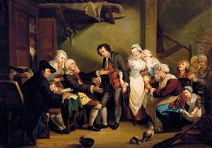 Der Ehevertrag by Jean Baptiste Greuze