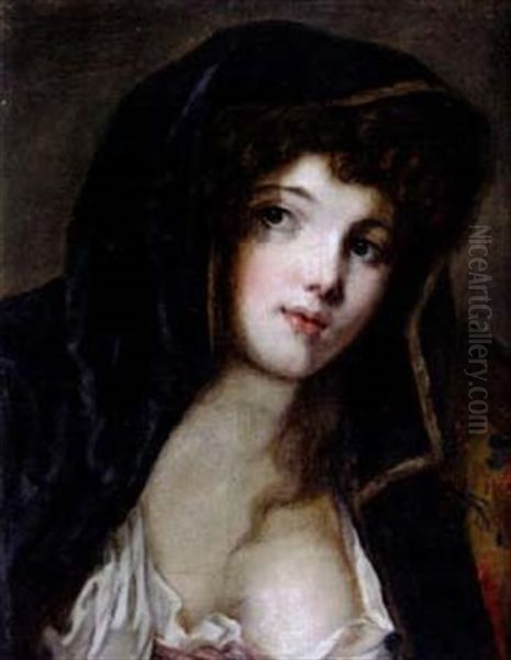 Portrait De Femme Au Capuchon - view 1