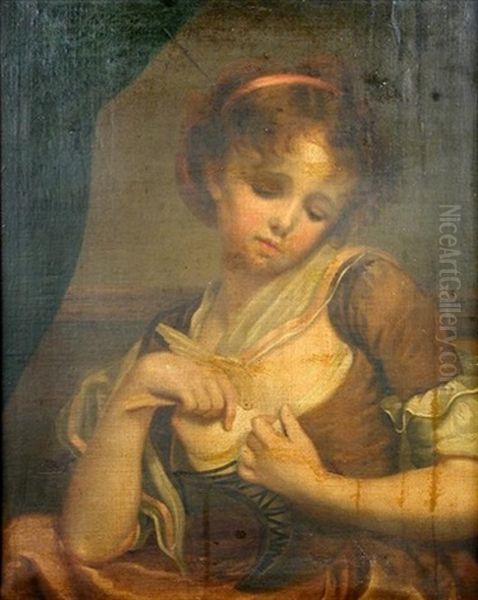 Portrait Of A Girl With A Canary - view 1