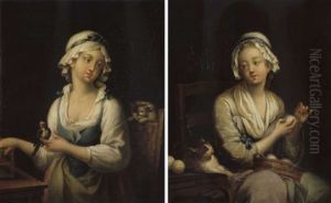 La Devideuse by Jean Baptiste Greuze